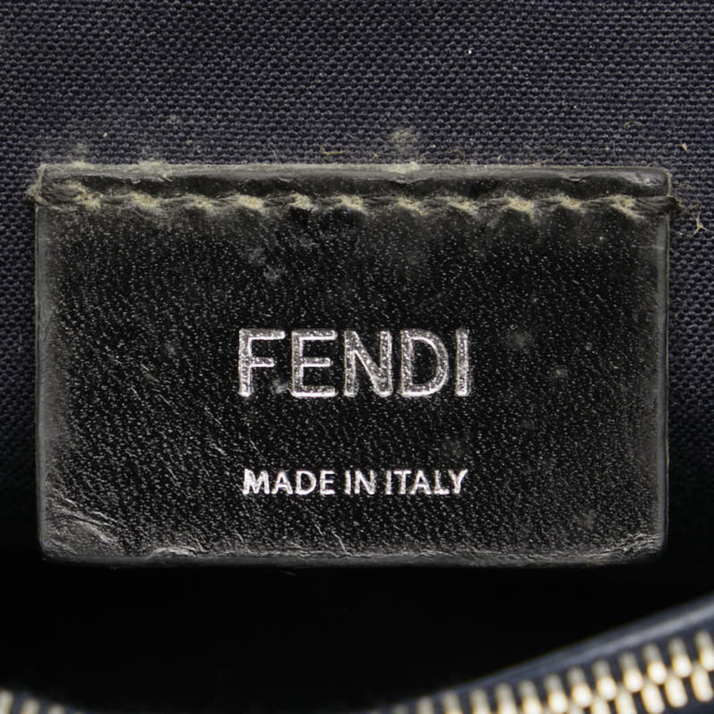 FENDI Navy Leather Shoulder Bag - Picture 11 of 12